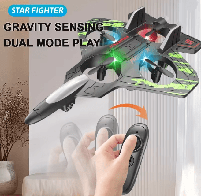 SkyStunt Remote Control Foam Glider LED Electric Aircraft