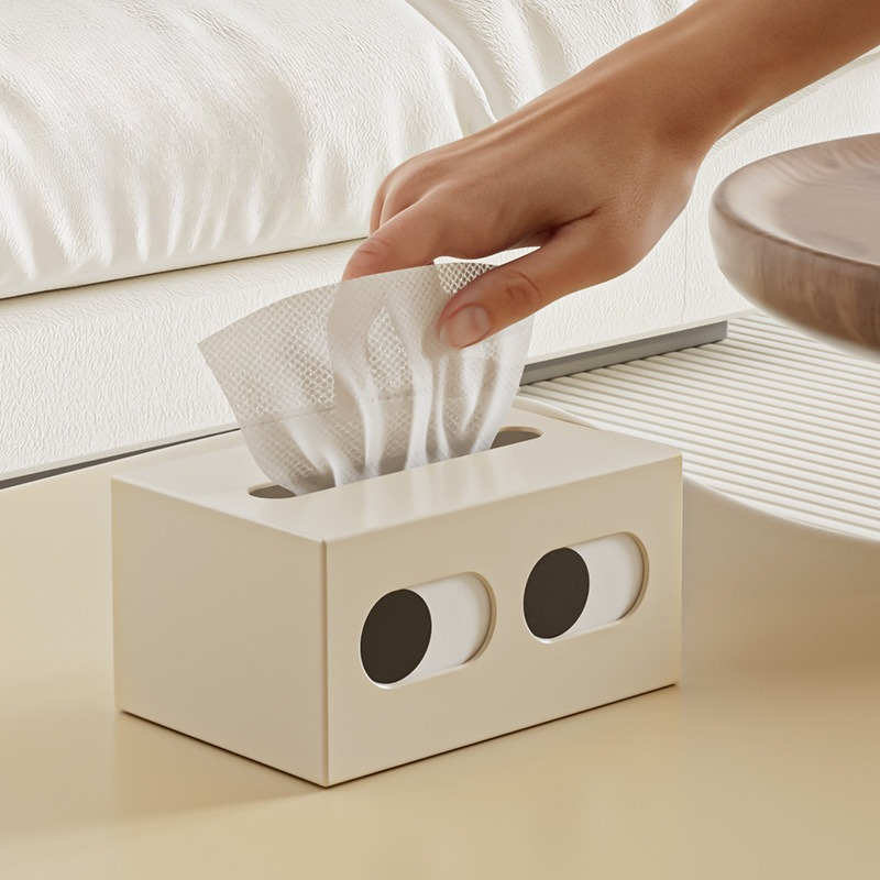 Elegant Tissue Box Case Solid Storage Box for Home Table Decoration