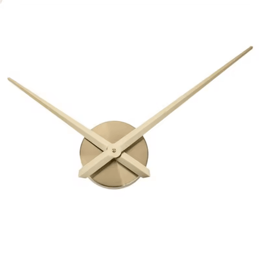 DIY 3D Large Wall Clock Kit Modern Quartz Mechanism with Big Clock Hands