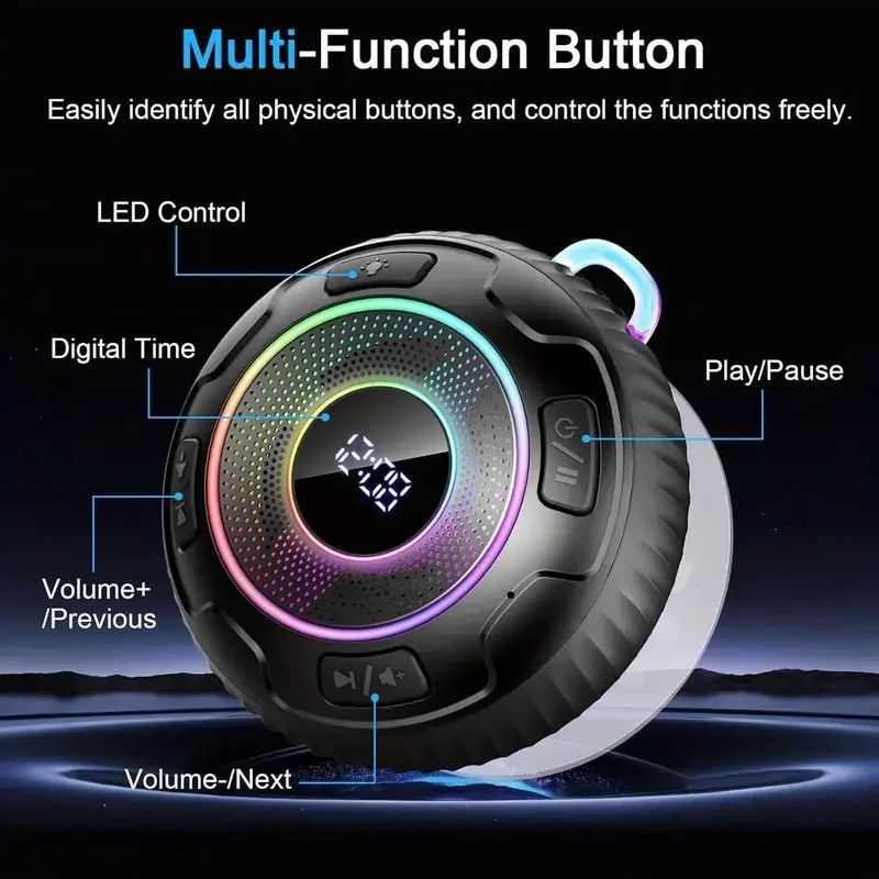 S5 Waterproof Bluetooth Speaker with Mic
