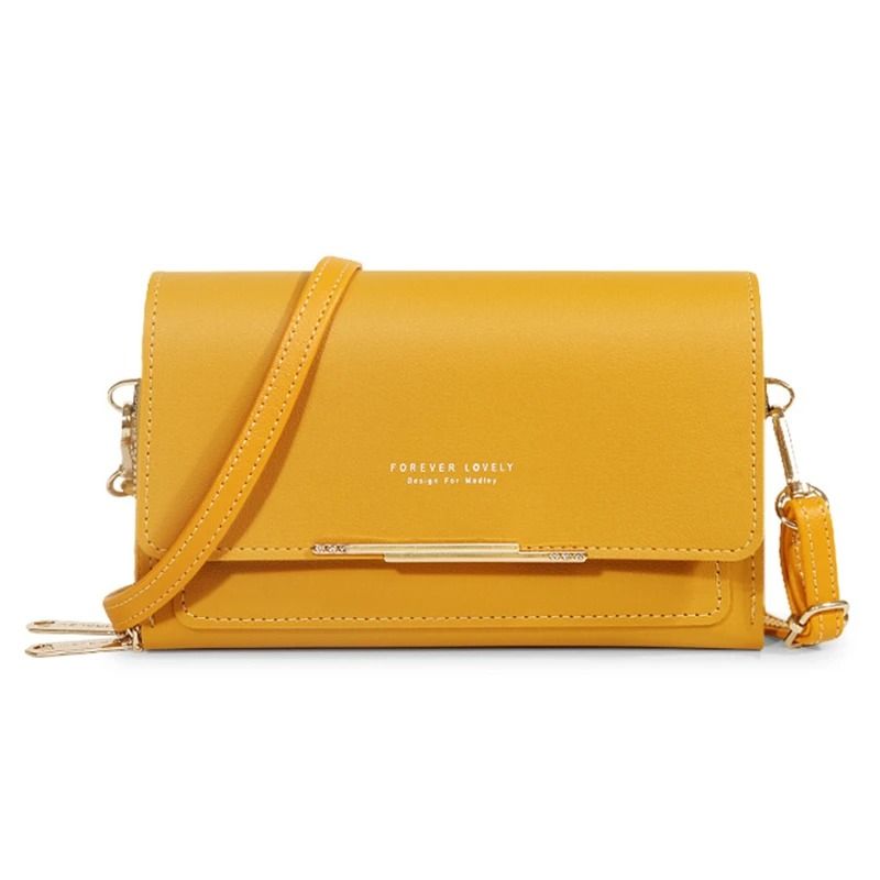 Womens Large Capacity Wallet Shoulder Bag with Phone Holder