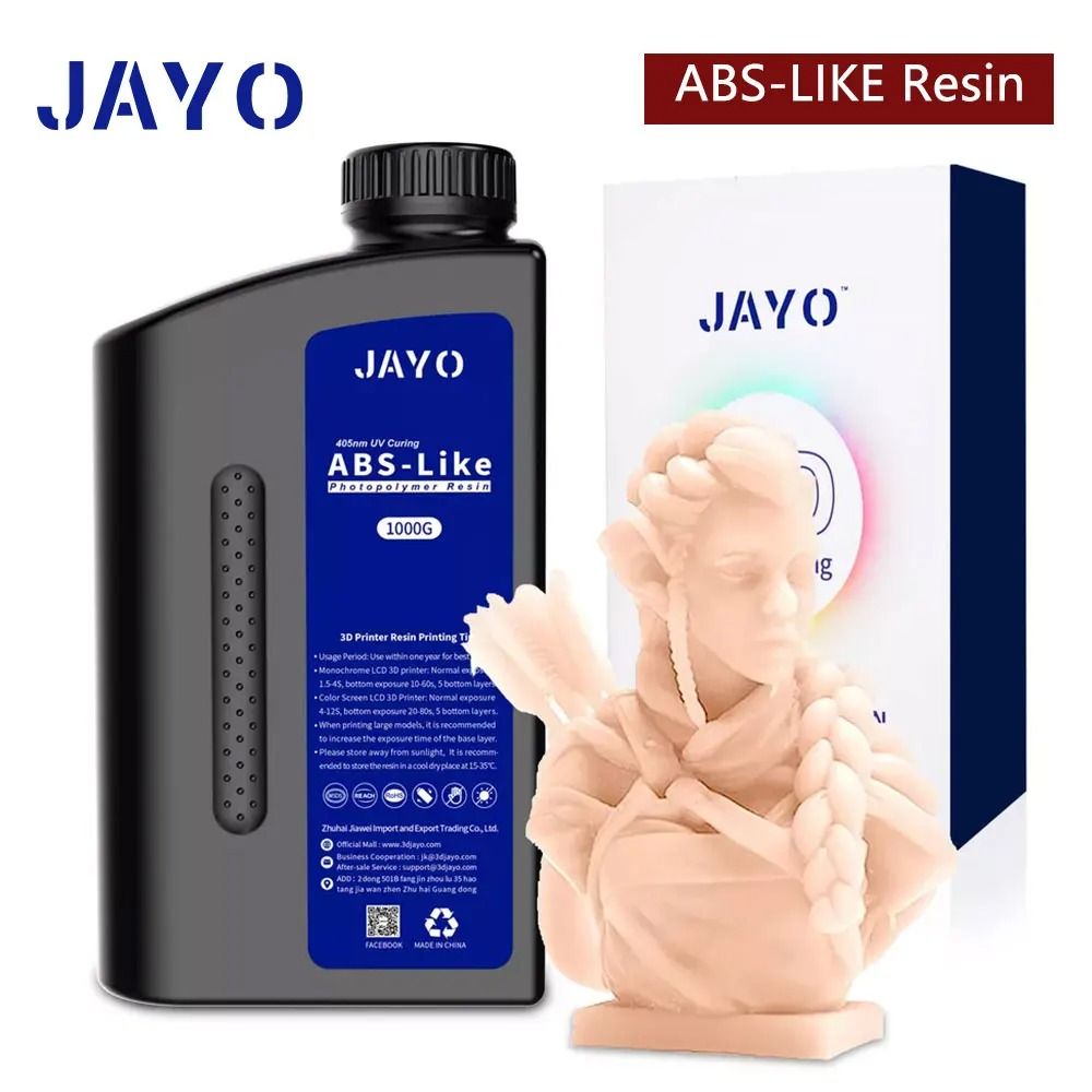 Jayo 3D Printer UV Resin 405nm Standard ABS Like and Water Wash Options