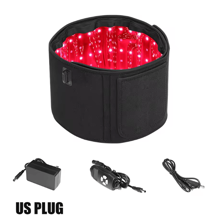 Red and Infrared Light Therapy Belt LED Slimming Waist and Body Heat Pad