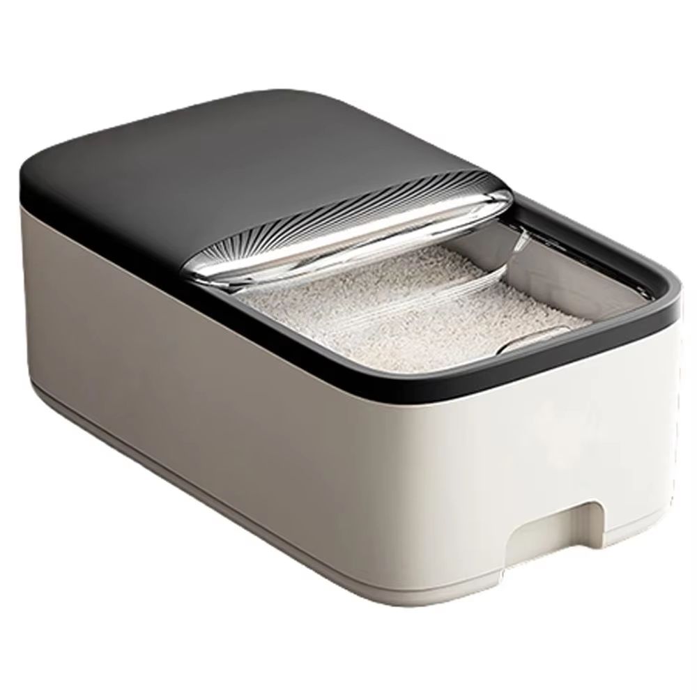GrainGuard Airtight Rice Storage Container with Measuring Cup and Large Capacity Seal