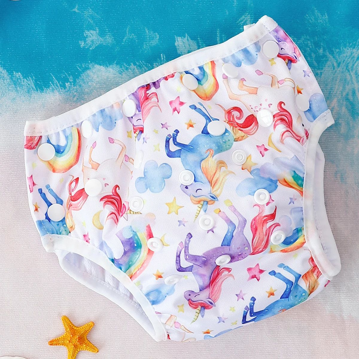Kangobaby Reusable Baby Swim Diaper Adjustable Washable Swim Pants