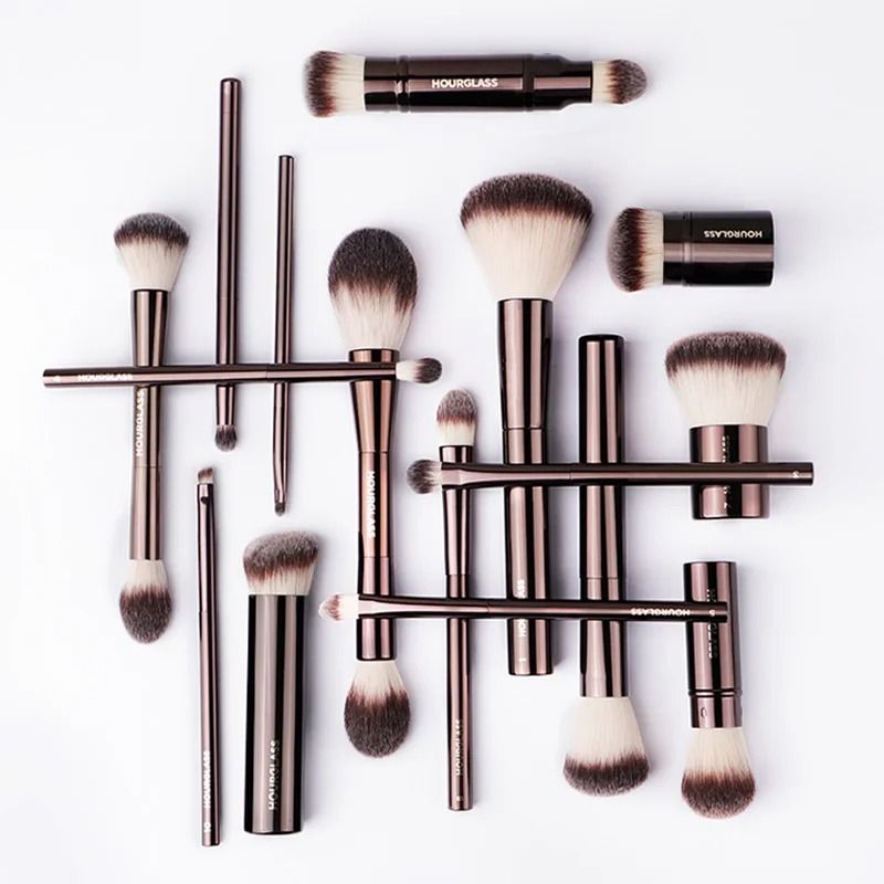 Hourglass Makeup Brush for Powder Foundation Concealer Blush Bronzer Eyeshadow