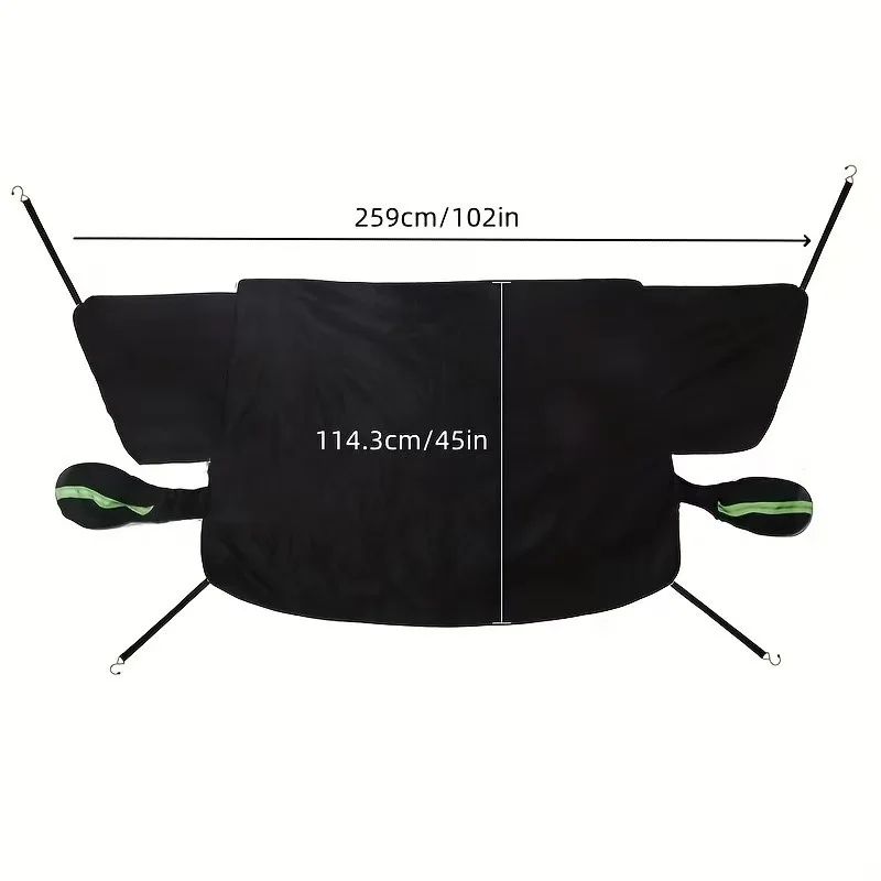 Magnetic Aluminum Car Snow & Sun Shield Cover