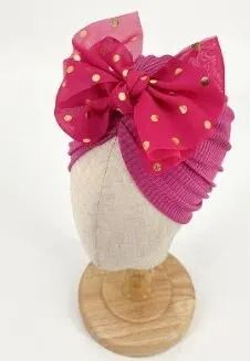 Lovely Shiny Bowknot Baby Hat