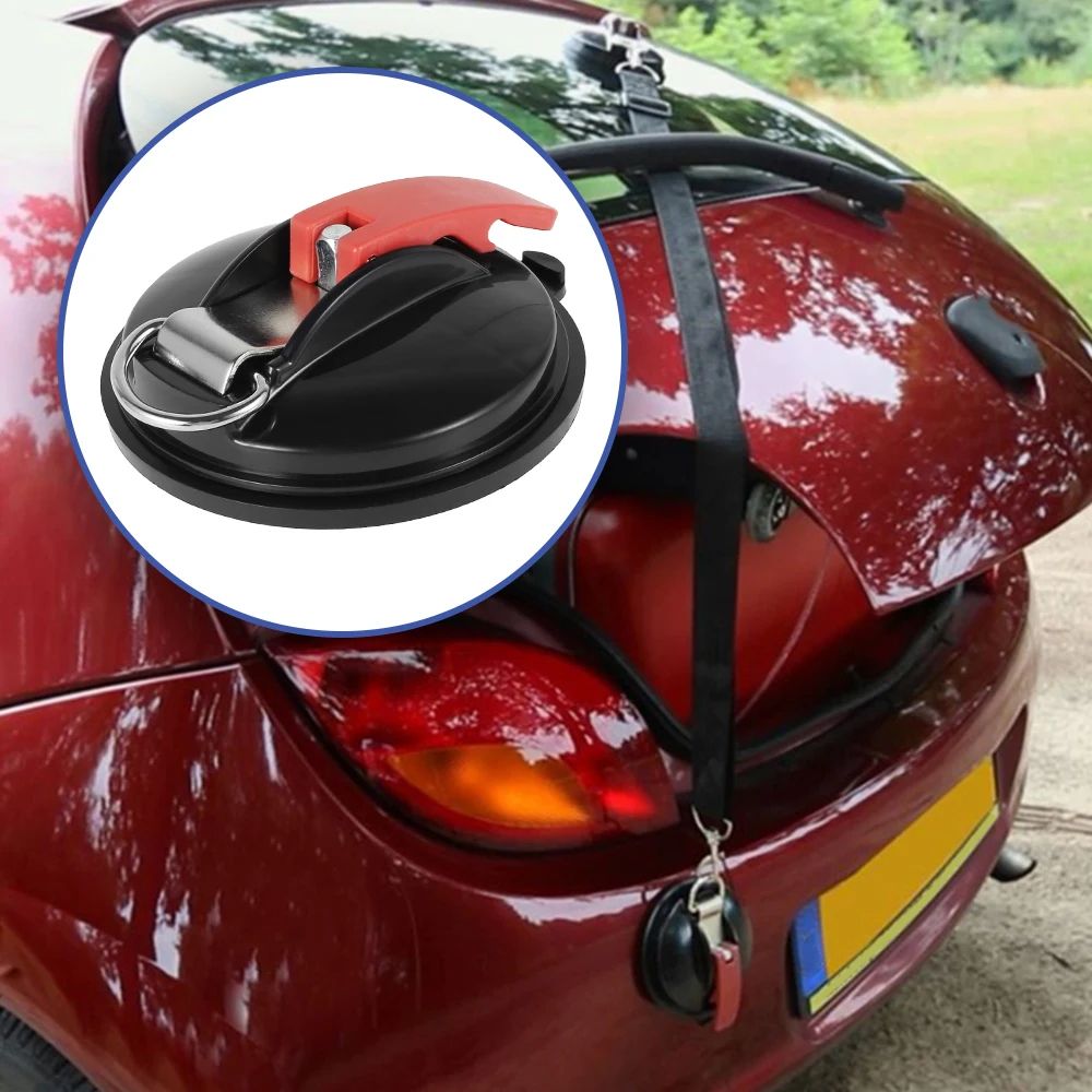 Heavy Duty Suction Cup Tie Down Set 4PCS with Hooks for Camping and Travelzzz
