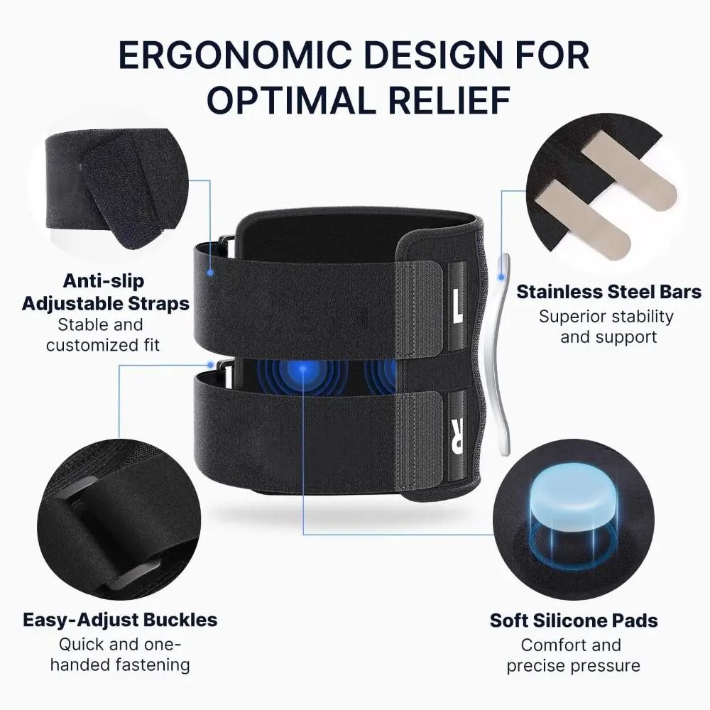 Adjustable Sciatica Pain Relief Brace with Dual Pressure Pads