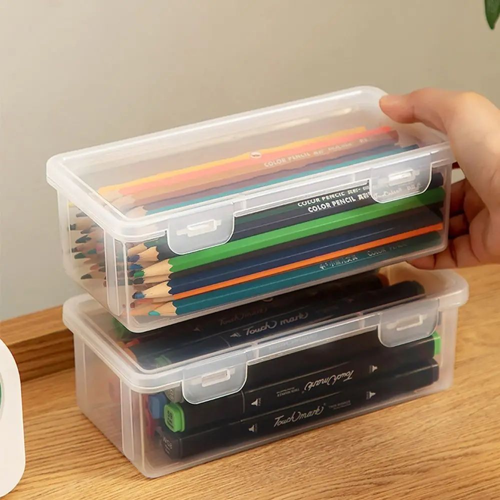 Portable Desktop Pencil And Stationery Organizer Box