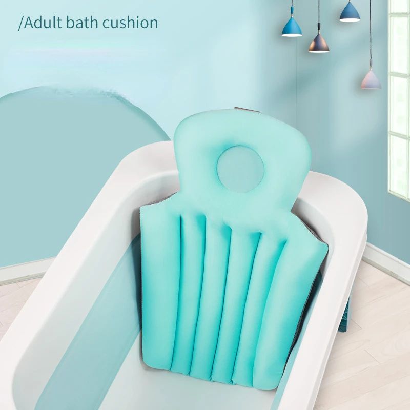 Luxury Full Body Bath Pillow Ergonomic Spa Bathtub Cushion with Neck and Back Support