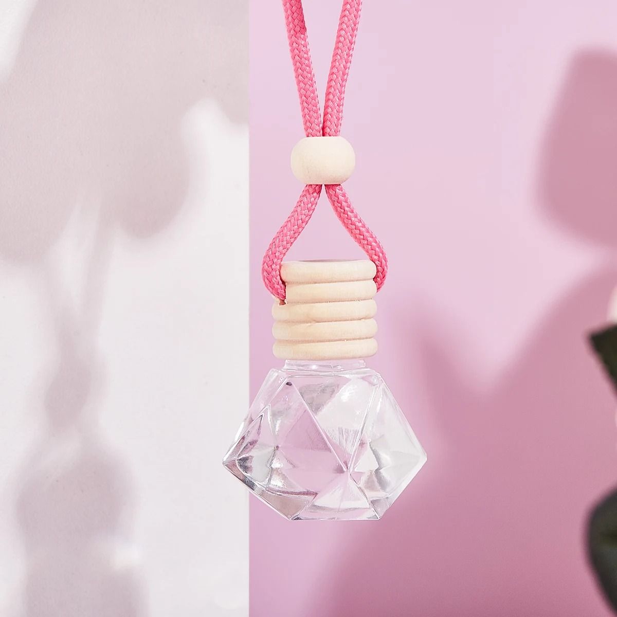 Pink Car Fragrance Pendant Air Freshener