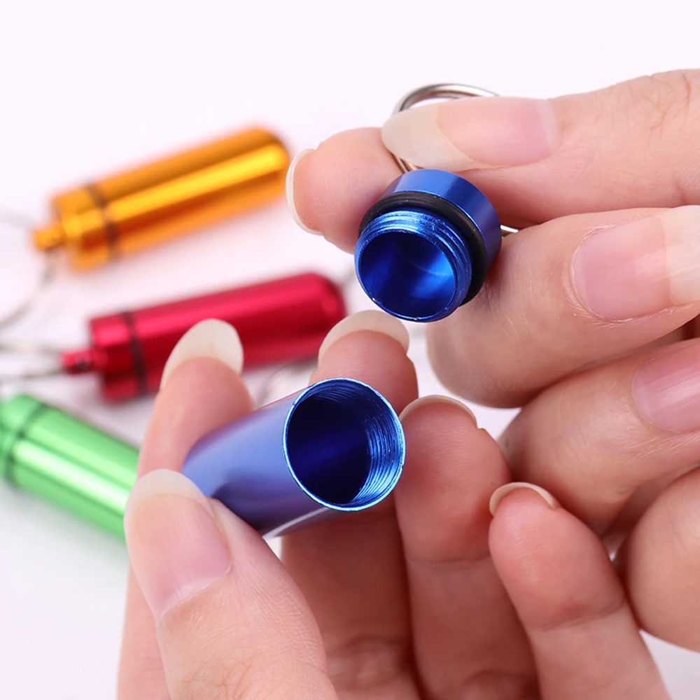 Aluminum Alloy Keychain Pill Holder Bottle – Perfect Everyday Carry & Thoughtful Gift