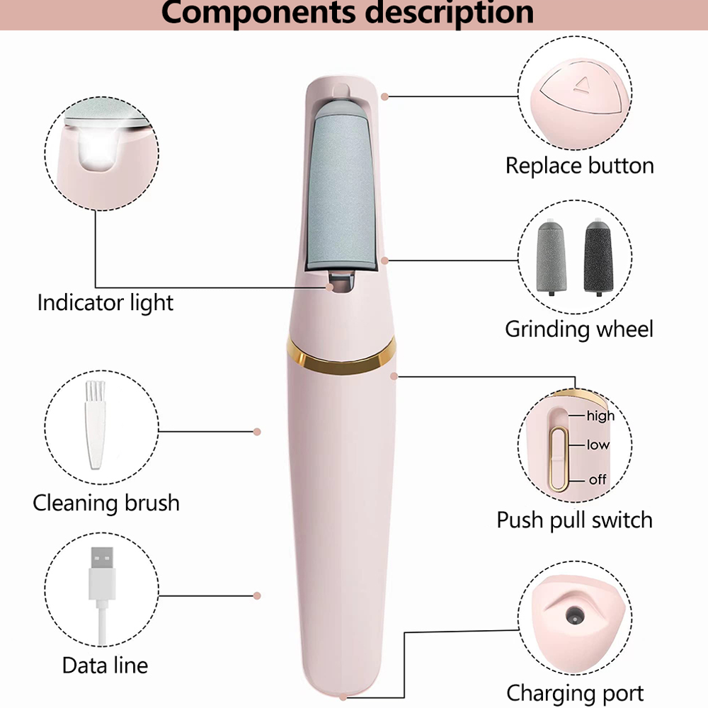 Rechargeable Electric Foot Callus Remover
