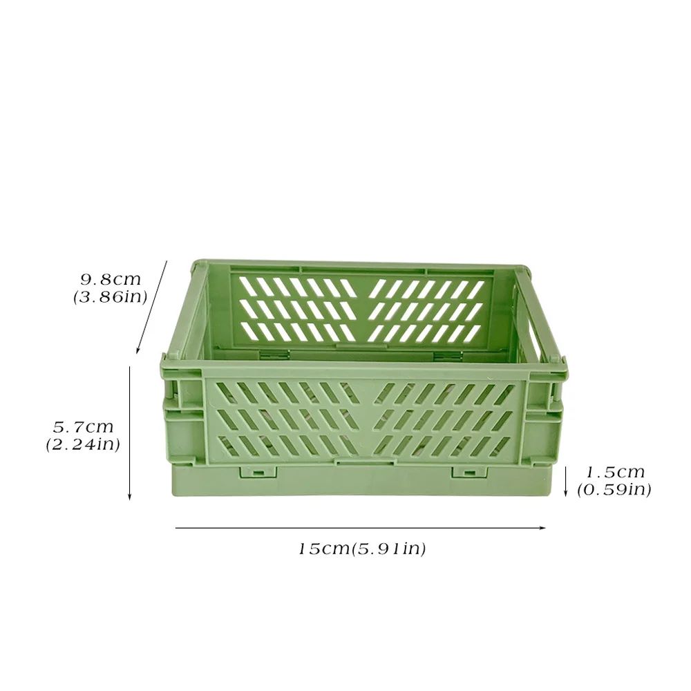 Mr.paper Stackable Foldable Plastic Stationery Holder Set