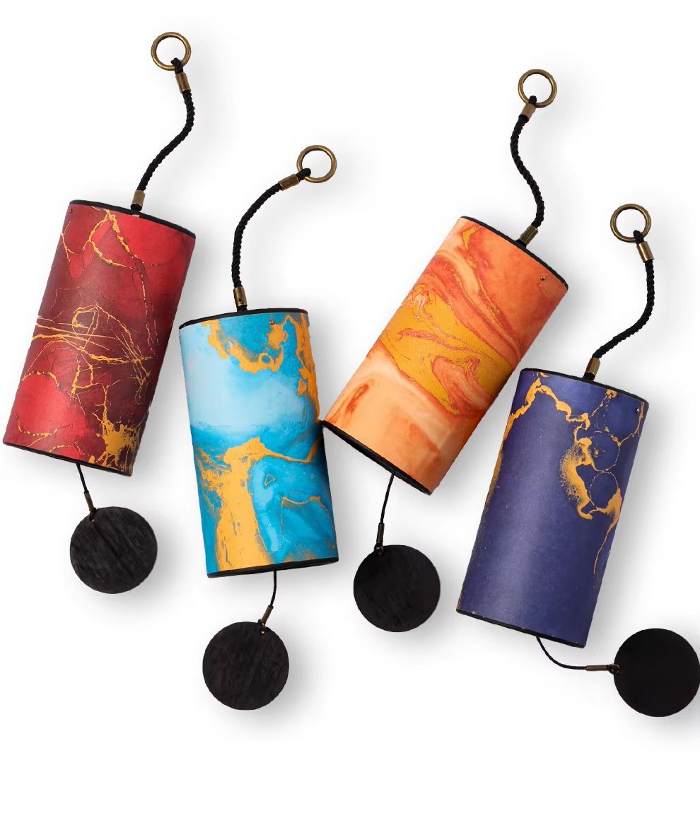 Hluru Bamboo Wind Chimes – 9-Rod Handcrafted Outdoor Wind Bell for Garden, Patio & Meditation