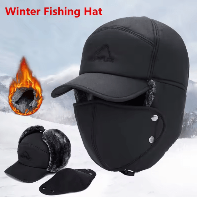 Thermal Faux Fur Winter Baseball Hat Windproof Soft Extreme Cold Outdoor Cap for Men & Women