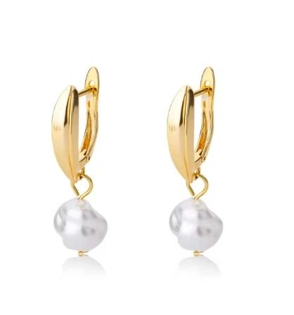 Stainless Steel Star Hoop Earrings