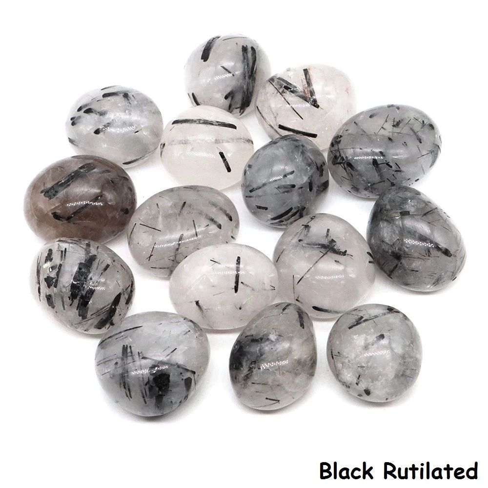 Natural Black Tourmaline Healing Crystal Stone