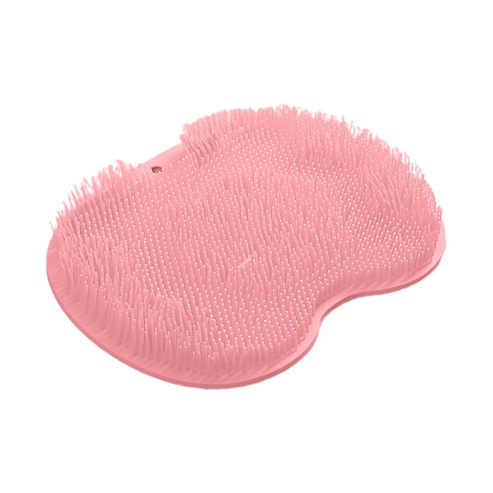 Silicone Shower Wall Mounted, Scrubber Shower Massage Pad, Brush Shower Feet Wash Mat, Back Massage Reusable Cleaning