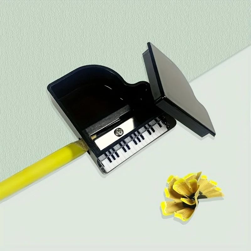 Piano Shaped Pencil Sharpener and Creative Music Stationery Hardware