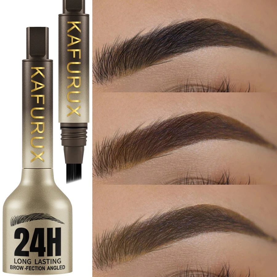 FeatherTouch 3D Microblading Eyebrow Pencil – Waterproof Hair Stroke Brow Pen for Natural, Long-Lasting Definition