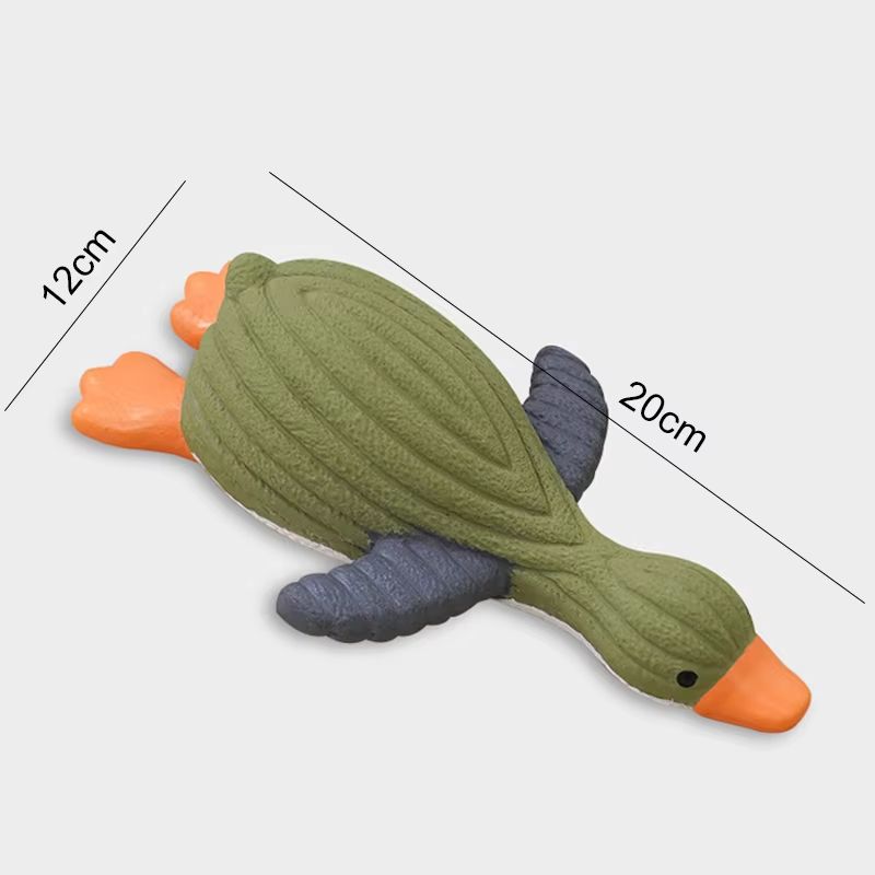 Penguin-Shape Squeaky Dog Toy Latex Chew Toy – Bite-Resistant Interactive Pet Toy