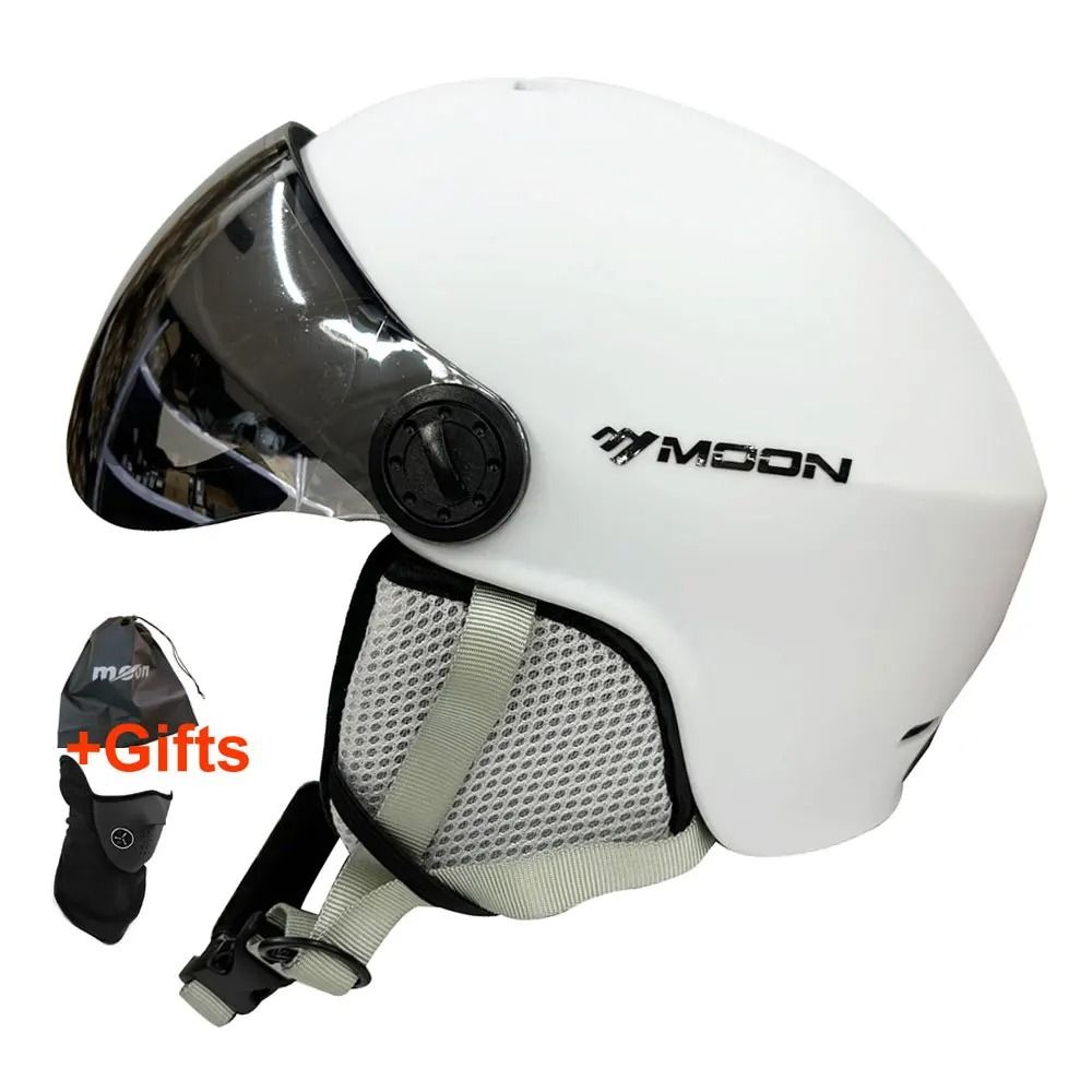 Professional Integrally Molded Snow Safety Helmet with Performance Goggles