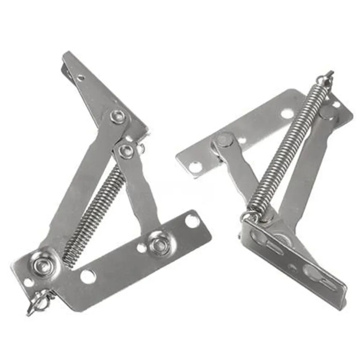 FlexHold Cabinet Lift Up Hinge Adjustable 80 Degree Sprung Flap Support Pair