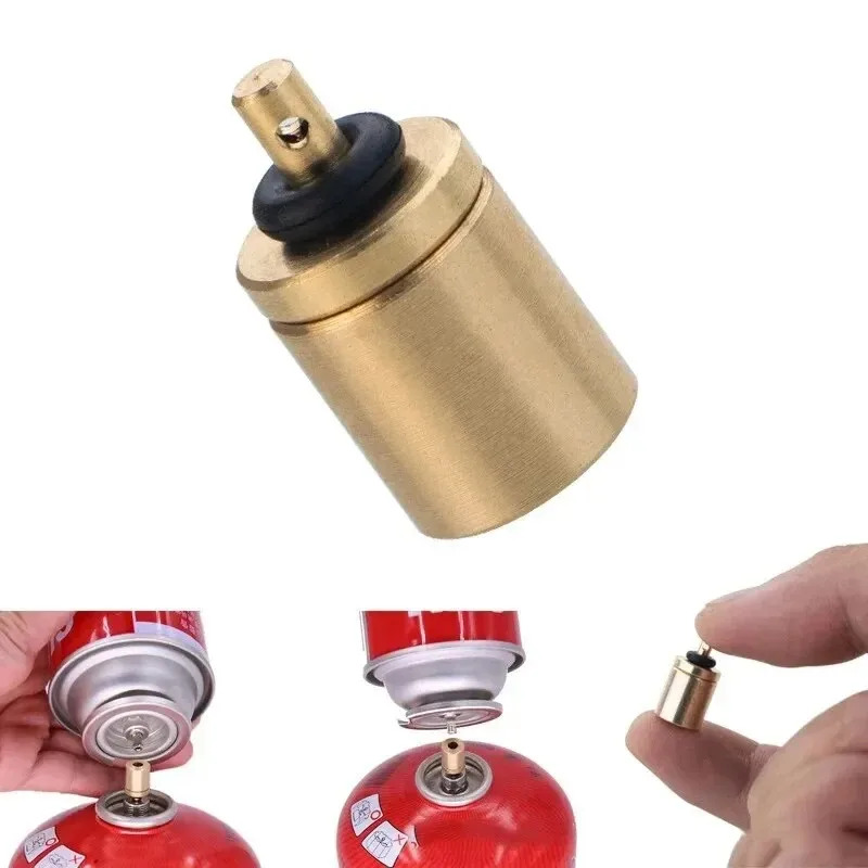 Butane Gas Refill Adapter for Camping Stove Cylinder Universal Valve Filler