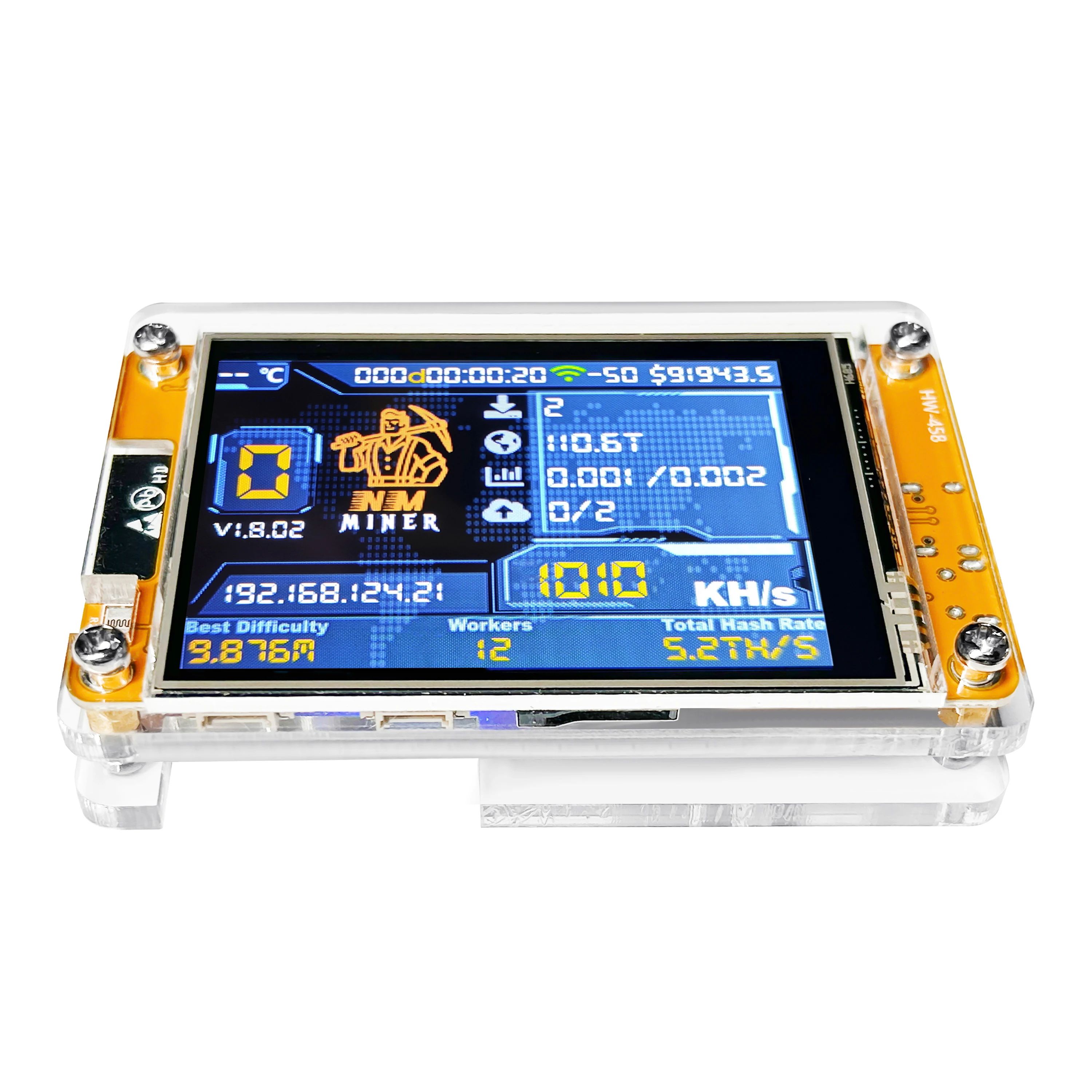 NerdMiner V2 ESP32 Smart Solo Bitcoin Miner with 2.8