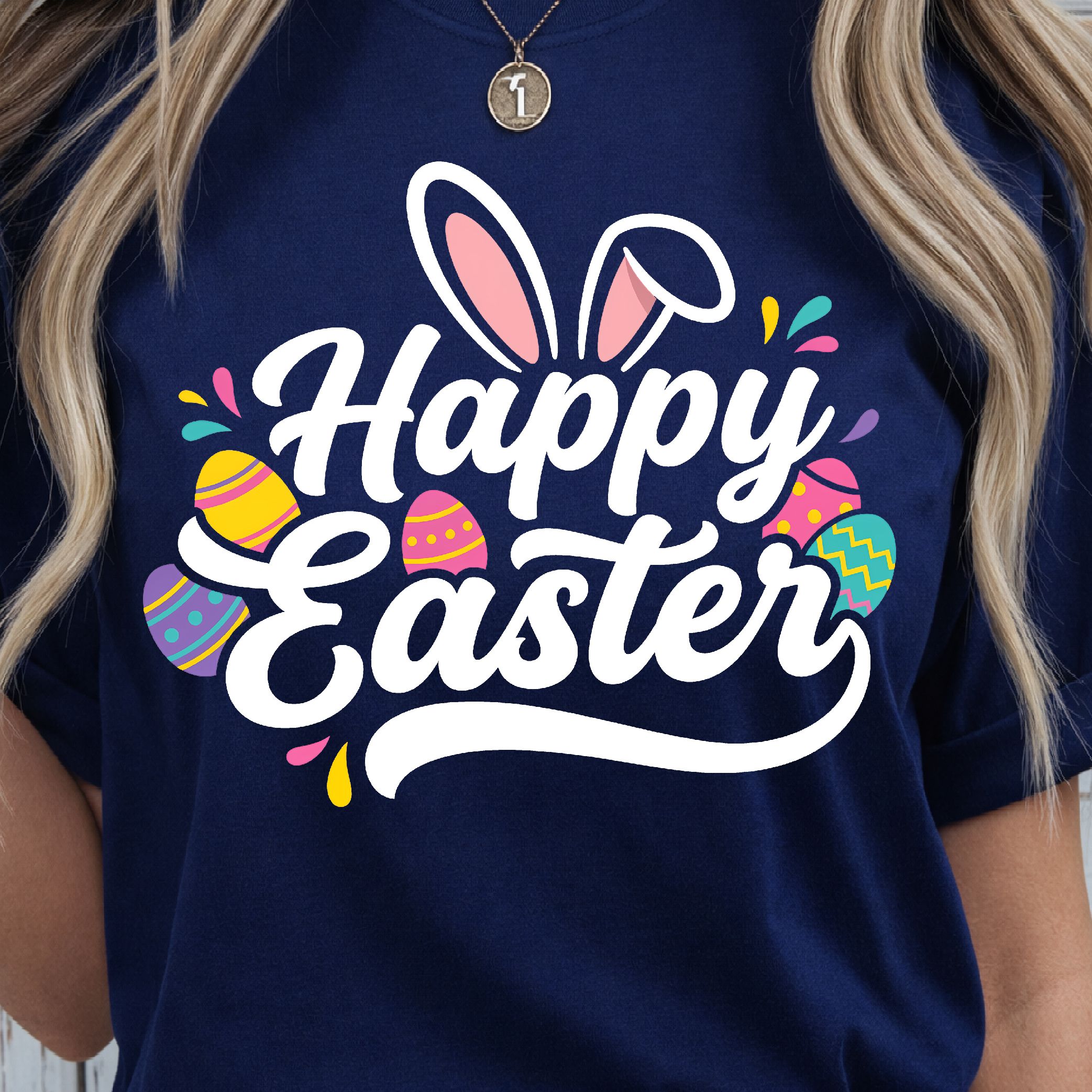 Happy Easter Shirt, Easter Bunny T-Shirt, Cute Easter Tee