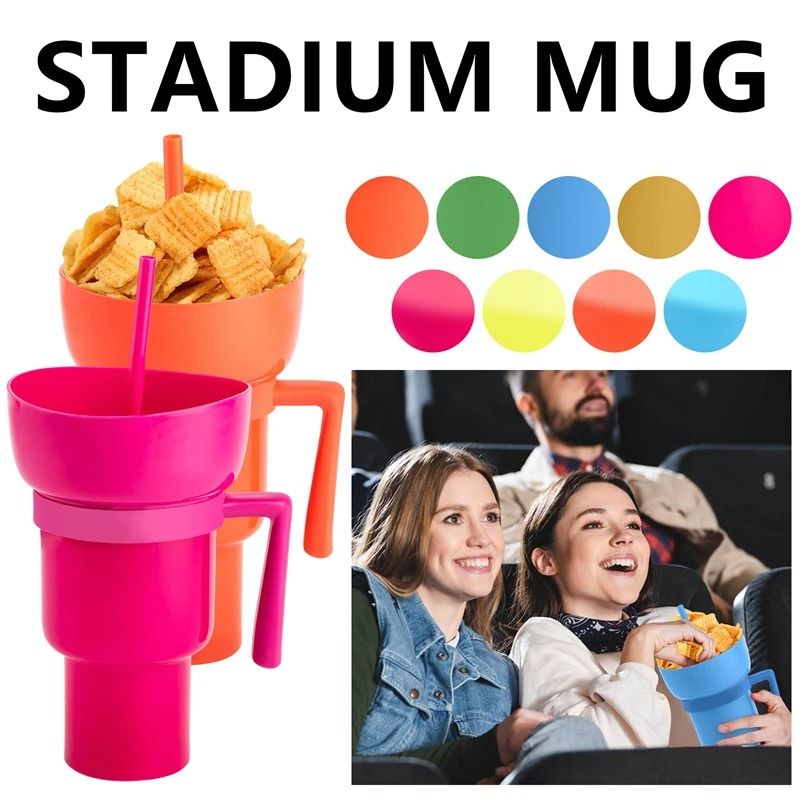 2-In-1 Stadium Tumbler & Snack Cup