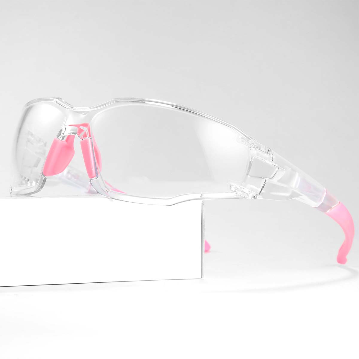 Blue Light Blocking Anti Fog Safety Glasses with Adjustable Fit Clear Lens