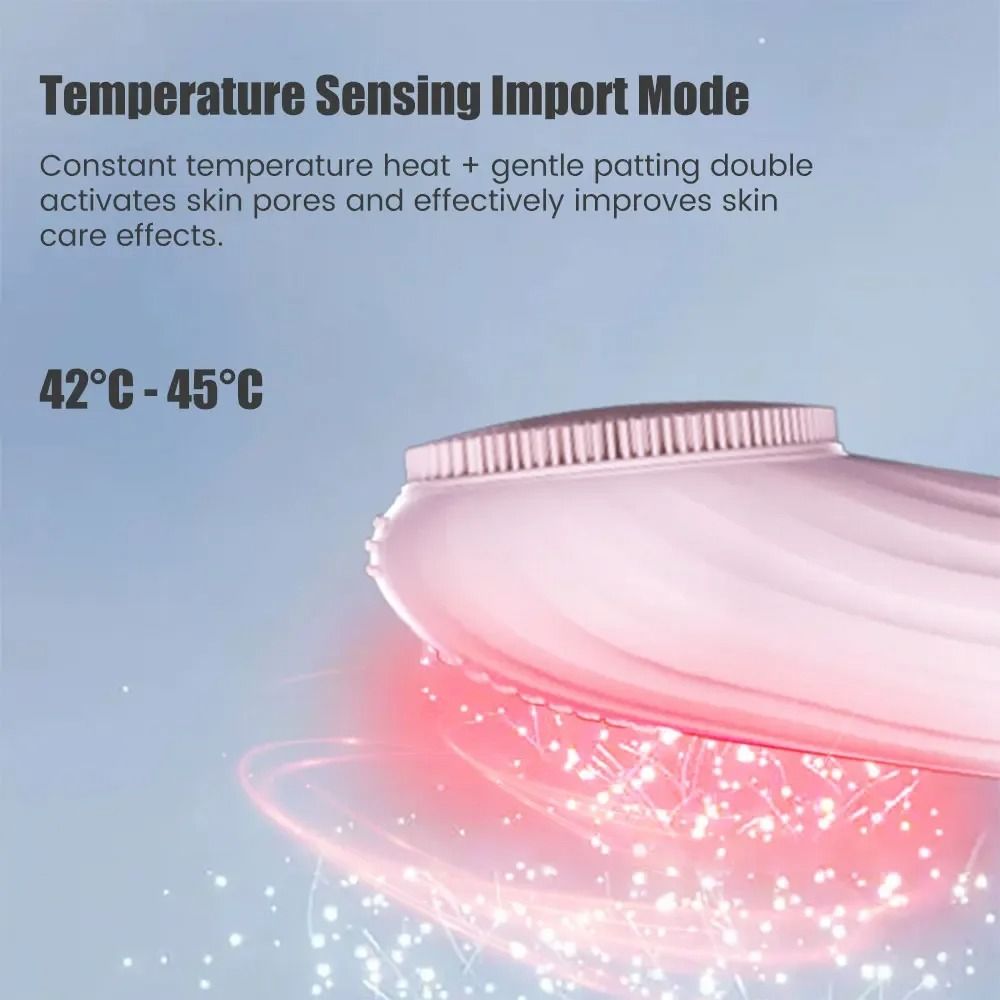 Sonic Silicone Facial Cleansing Brush and Massager