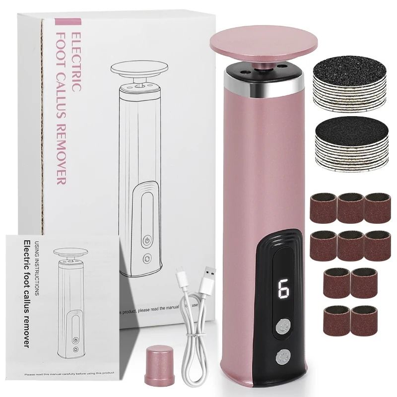 2-in-1 Precision Electric Callus Remover & Nail Polisher