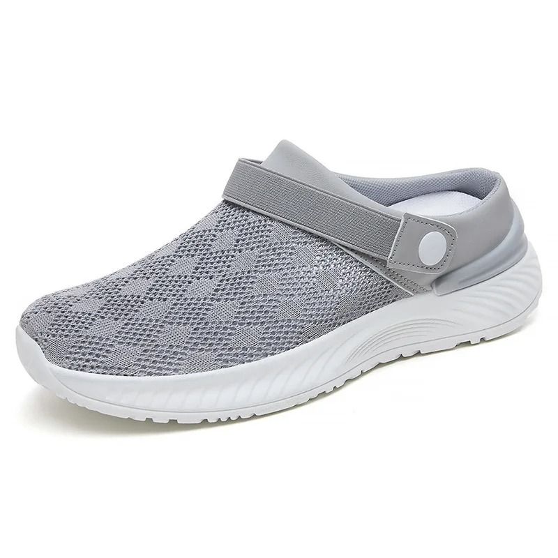 Womens Breathable Mesh Slip On Summer Walking Shoes