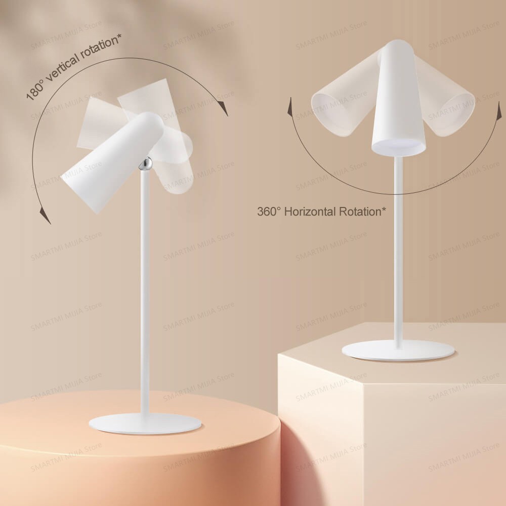 Flexible Rechargeable Lamp, 3 in 1 Desk and Clamp Lamp, USB C, 4 Lighting Modes
