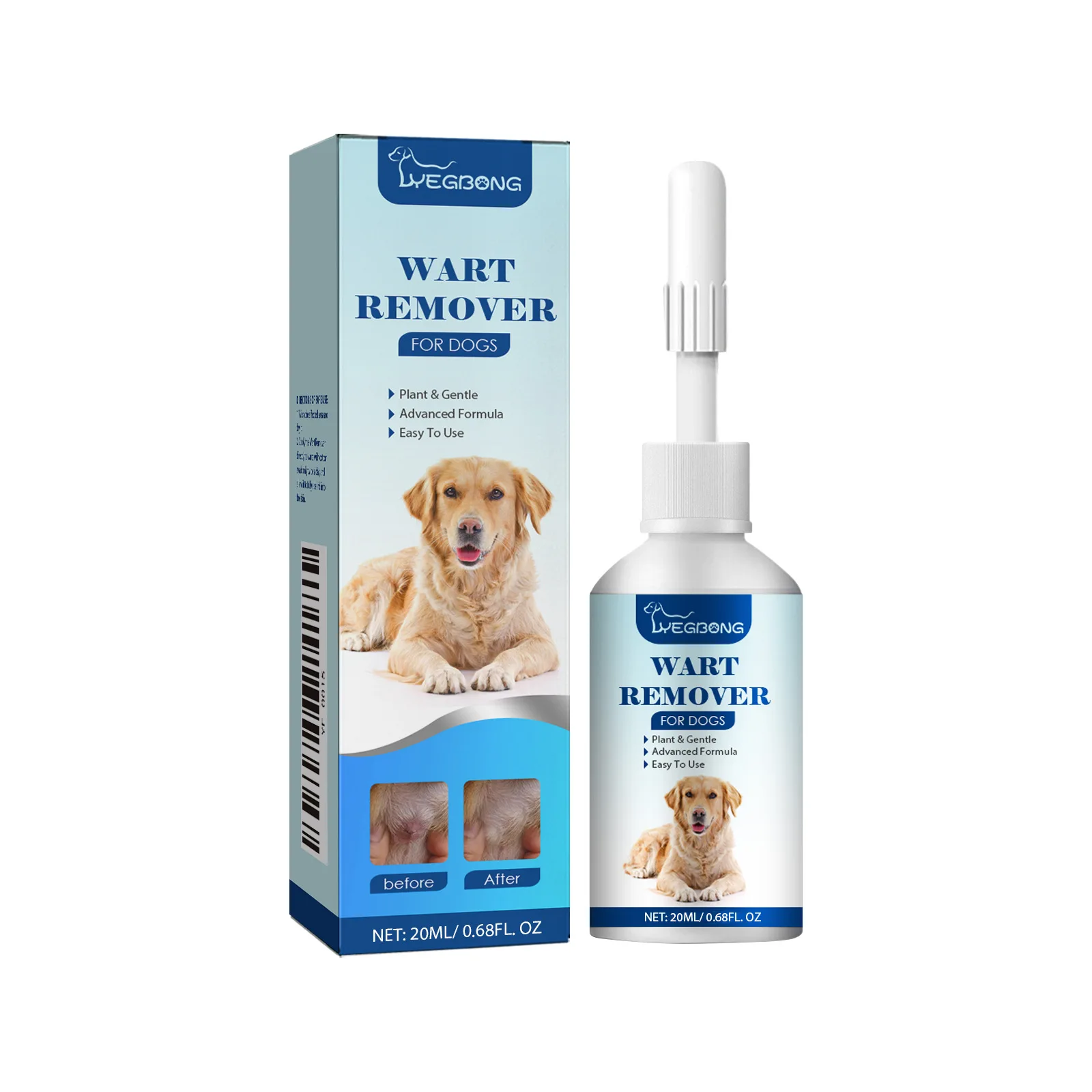 Pet Wart Remover for Dogs & Cats Fast Skin Tag and Papilloma Care