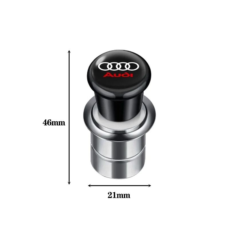 High-Contrast Automotive Emblem Cigarette Lighter