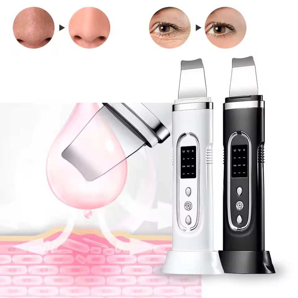 Ultrasonic Skin Scrubber Facial Cleansing Device
