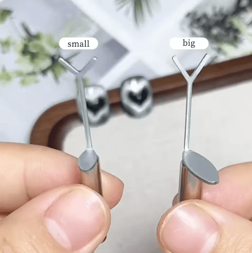 DIY Nail Art Magnet Set Strong Cats Eye Magnetic Rod with Heart Shaped Design