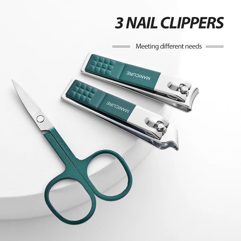Premium Stainless Steel 6 Piece Manicure and Pedicure Tool Set