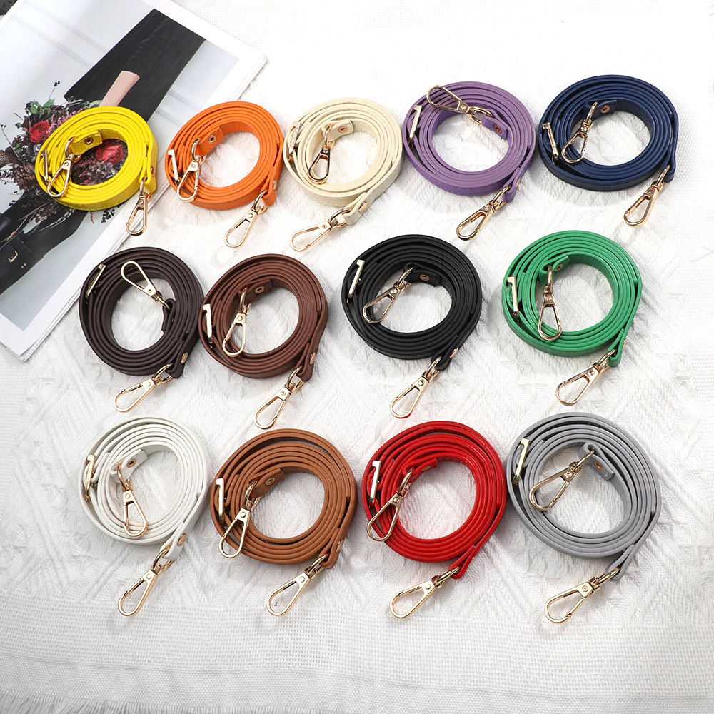 Adjustable PU Leather Bag Strap for Women, Replacement Shoulder Strap for Crossbody Bags, Stylish Bag Accessories