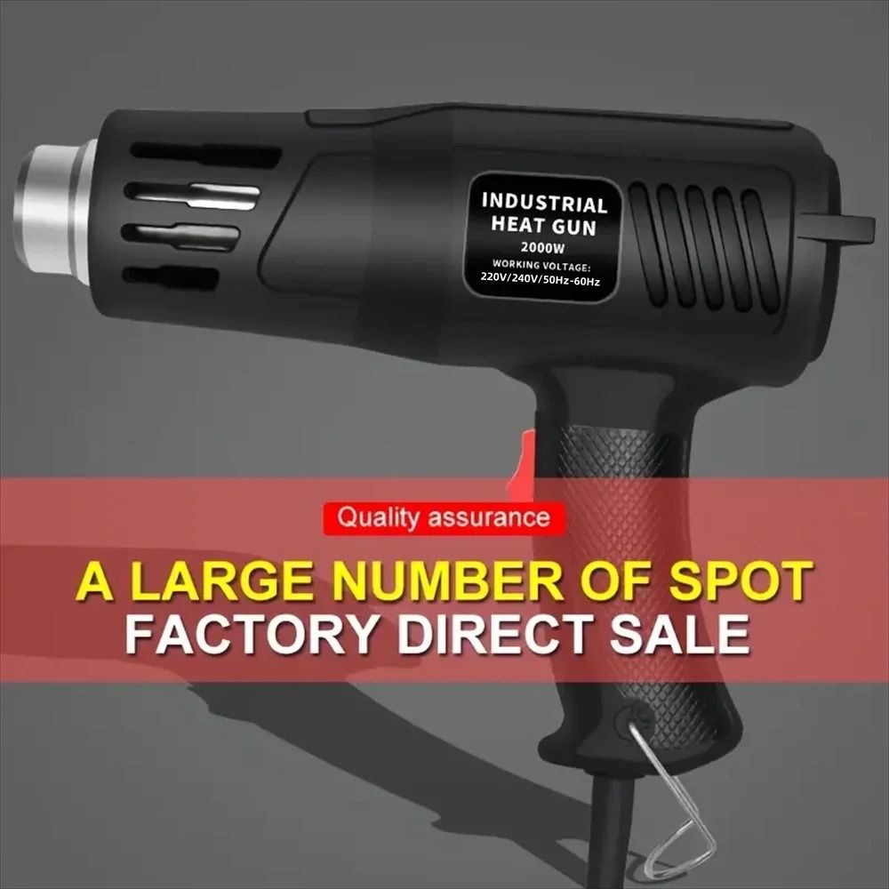 2000W High Power Hot Air Heat Gun with Adjustable Temperature