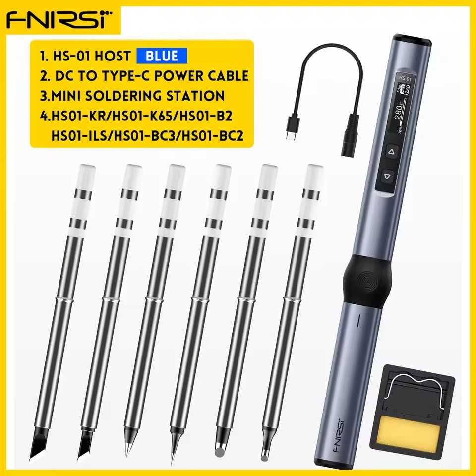Smart Electric Soldering Iron Kit with Adjustable Temperature and Fast Heating