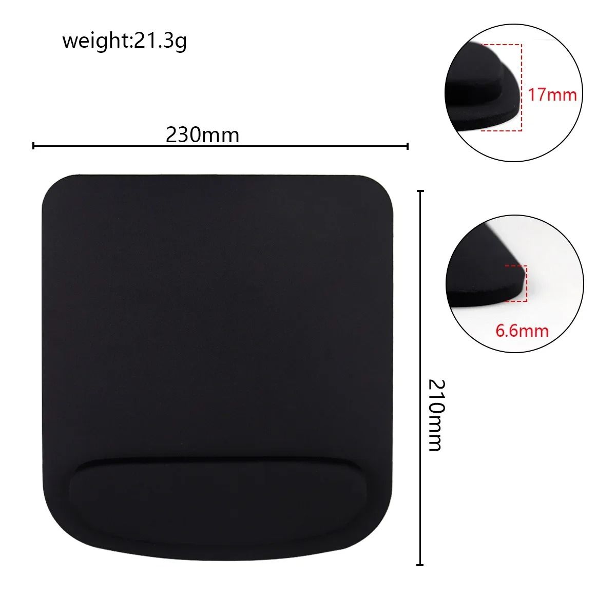 Large Thickened Ergonomic Computer Game Mouse Pad with Wrist Pad Non Slip