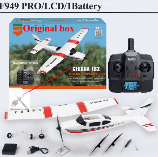 WLtoys F949 RC Airplane Cessna 182 with Gyroscope and 3D6G Flight Mode