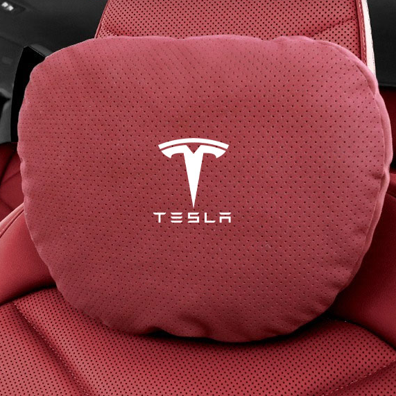 Tesla Interior Accessories, Soft Neck Pillow for Car Headrest, Neck Support Seat